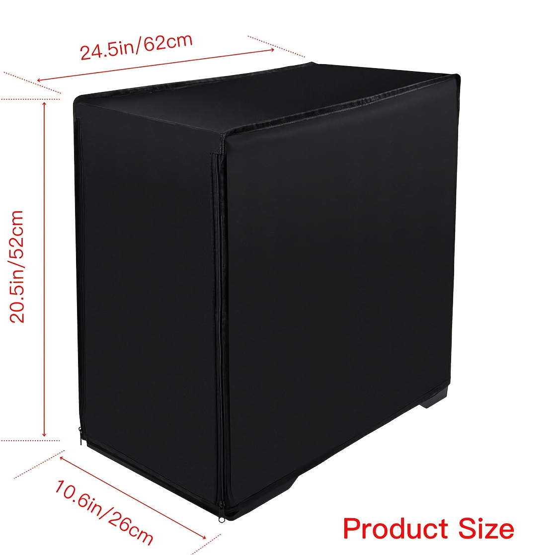 Pc Gaming Center - 1pc CPUダストシールド、ゲーミングデスクトップPCミッドタワー用保護カバー、コンピューターケース、PC用防塵カバー