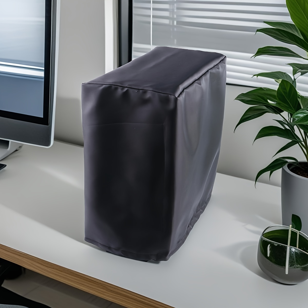 Pc Gaming Center - 1pc CPUダストシールド、ゲーミングデスクトップPCミッドタワー用保護カバー、コンピューターケース、PC用防塵カバー