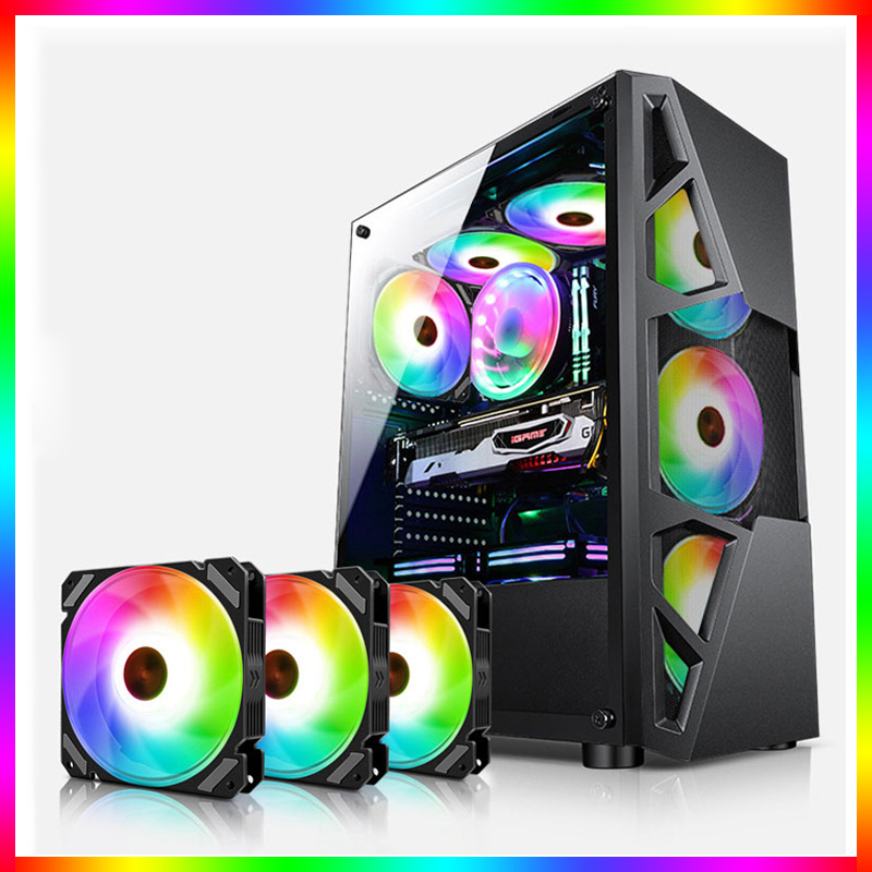 Pc Gaming Case - ARGB 120mmケースファン 5V 3PIN マザーボード照明同期 4PIN