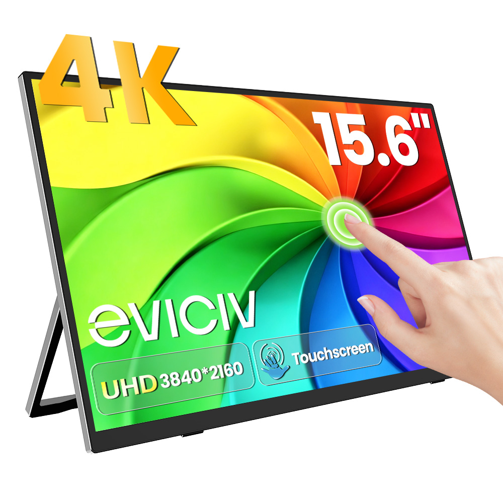 Pc Gaming Gigabyte - EVICIV 4Kポータブルモニター 10ポイントタッチスクリーン 15.7インチ 100% SRGB