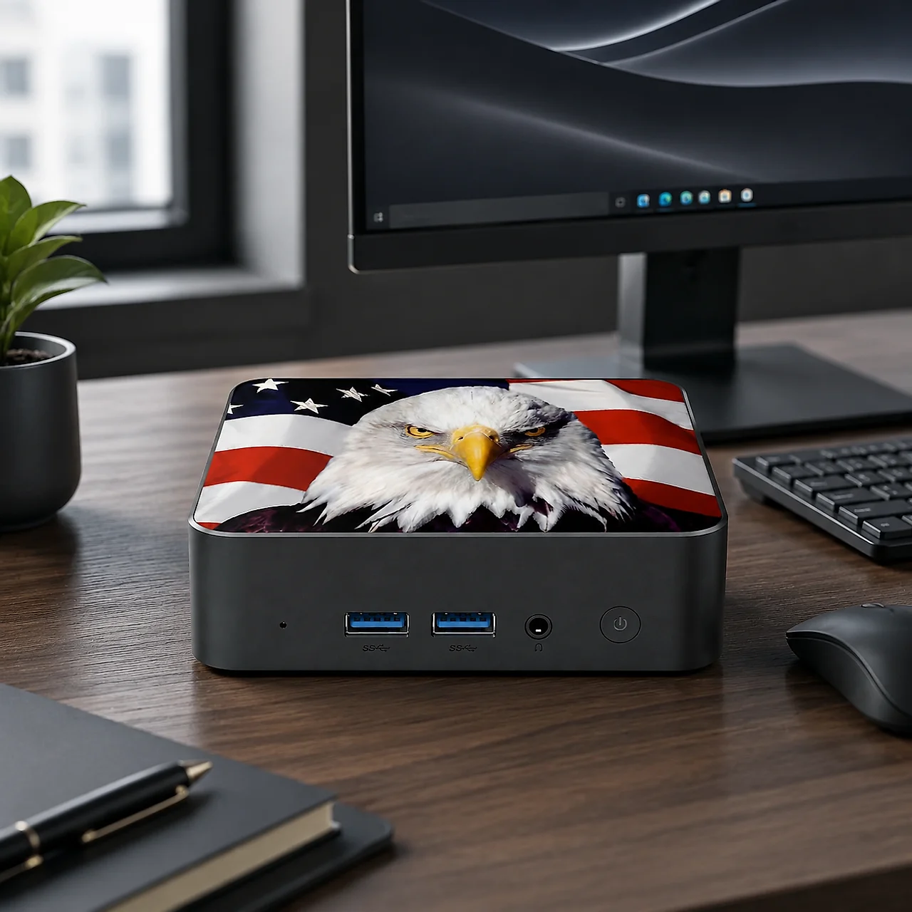 スリムなカナダ国旗デザインのミニデスクトップPC 2026  - Pc Gaming Gaming のレビューと価格