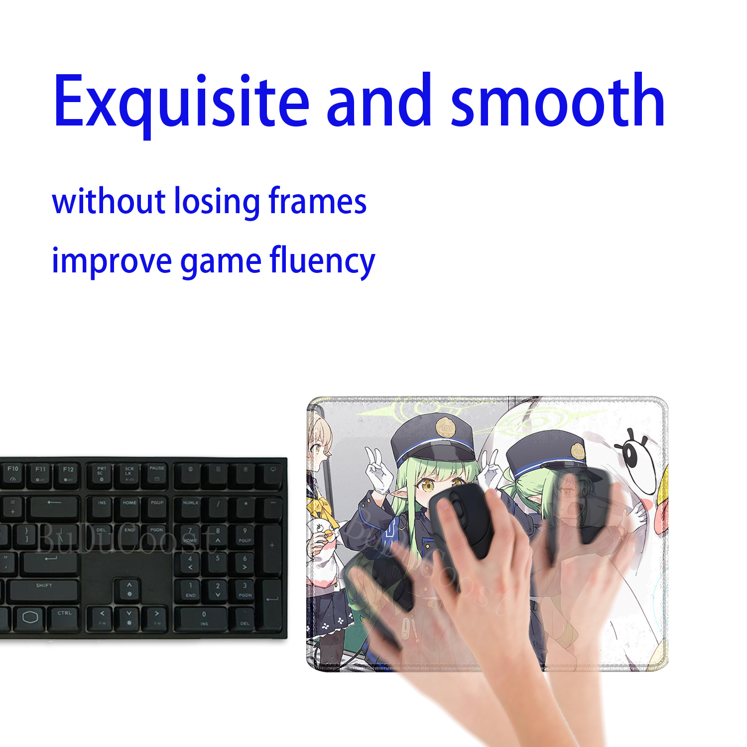 橘乃珠 橘ひかり ブルーアーカイブ 小型マウスパッド PCゲ - Pc Gaming Girl のレビューと価格