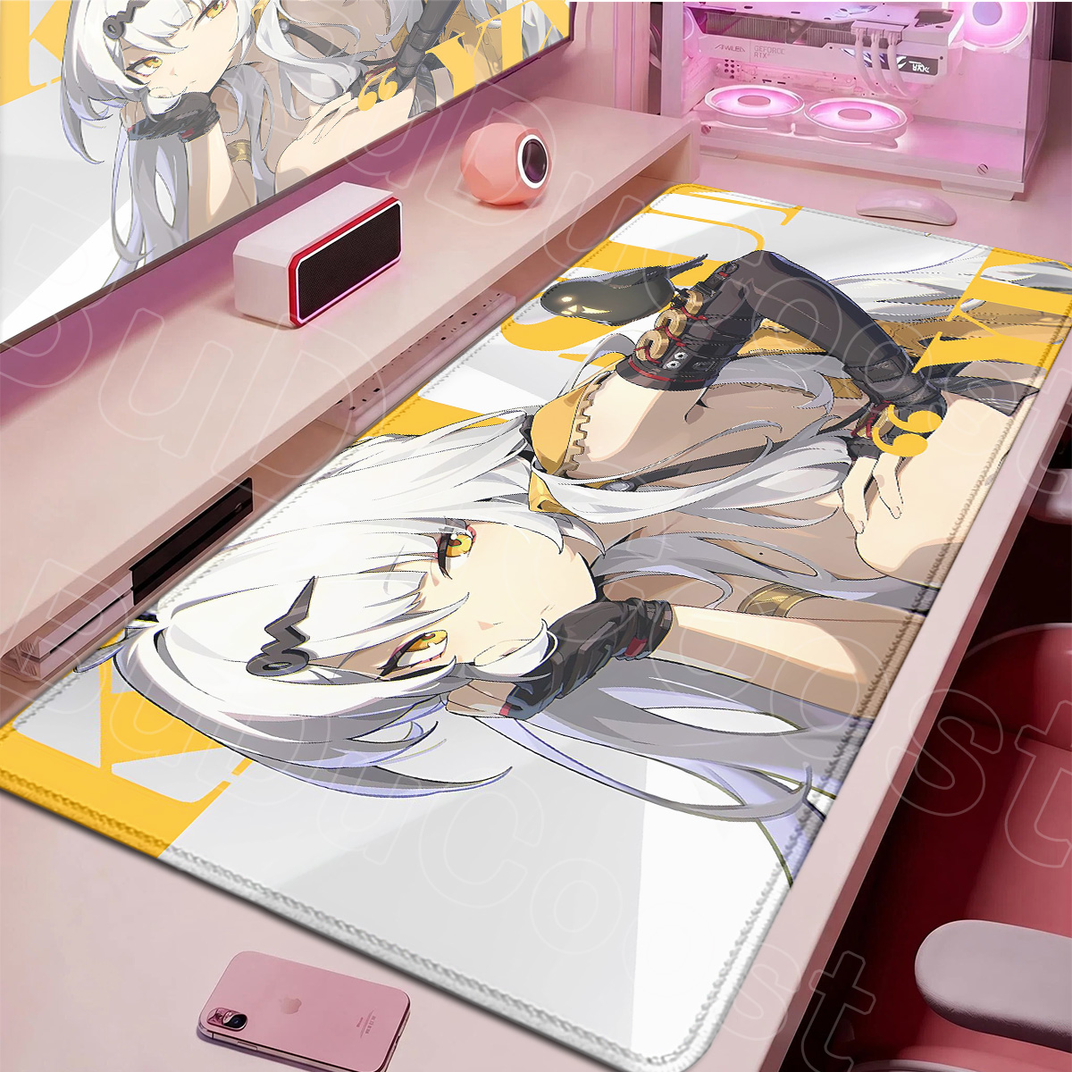 アニメガール Yixuan キーボードマット PC ラバーア - Pc Gaming Girl のレビューと価格