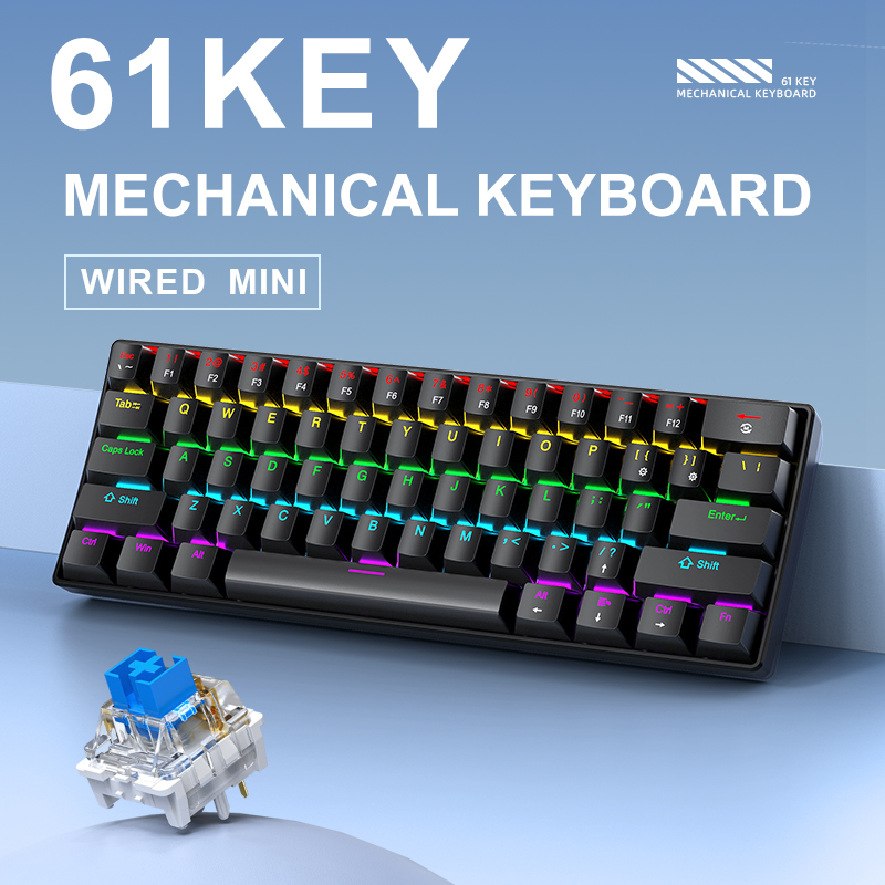 K61 有線メカニカルゲーミングキーボード、60% 61キー - Pc Gaming Gigabyte のレビューと価格