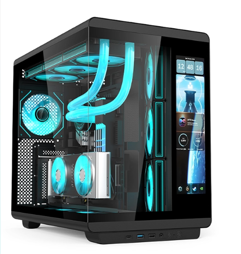 4つのRGBファン付きゲーミングPCケース、LCDスクリーン - Pc Gaming Center のレビューと価格