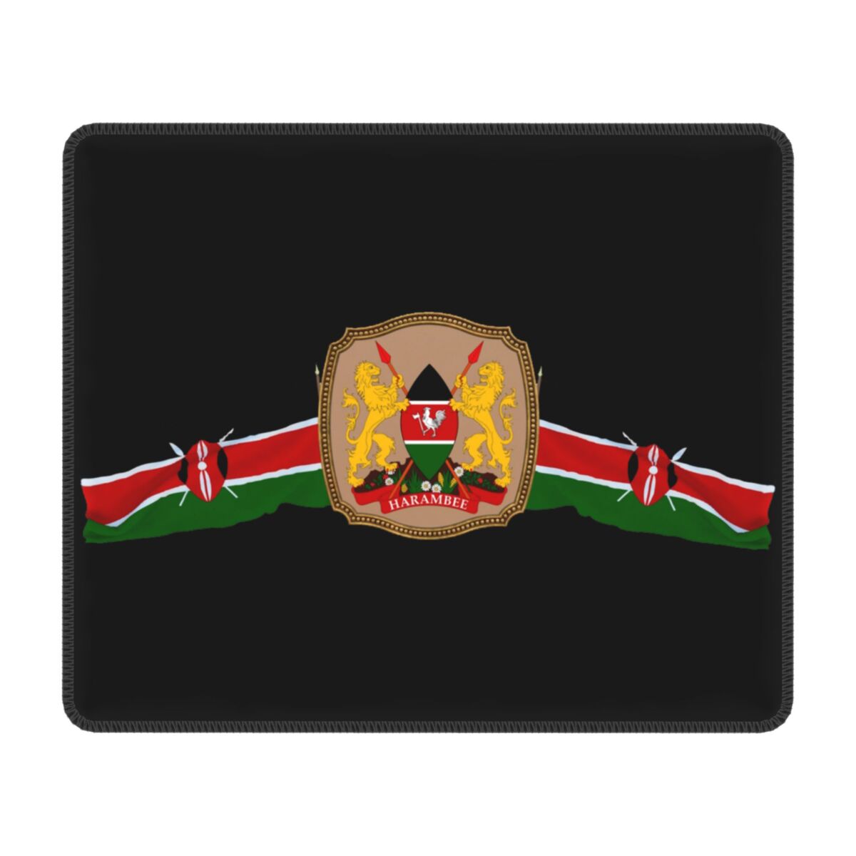 ケニア国旗のカスタム紋章マウスパッドカスタマイズされた滑り止 - Pc Gaming Kenya のレビューと価格